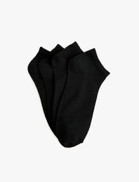 4 Pack Bootie Socks