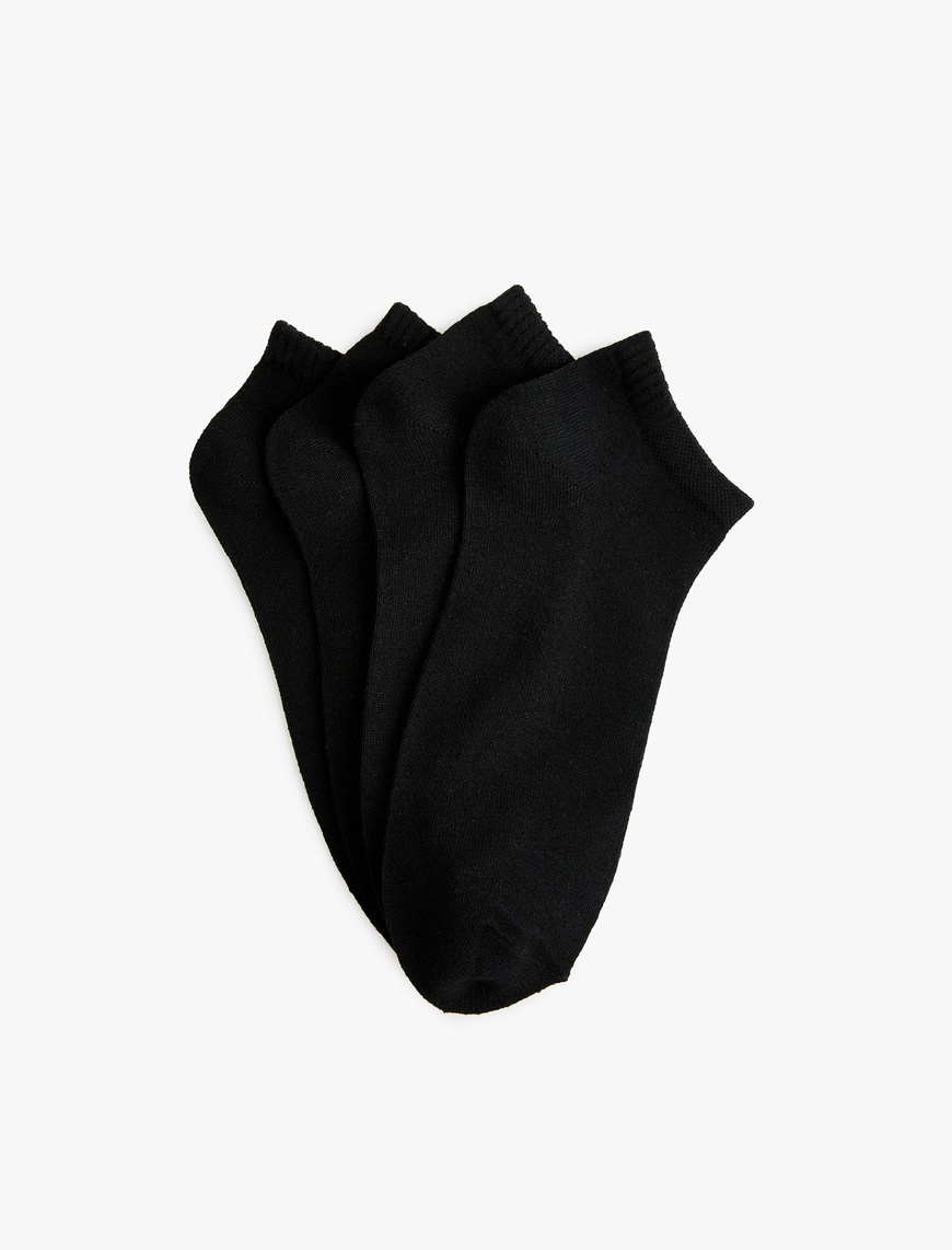  Erkek 4 Pack Bootie Socks