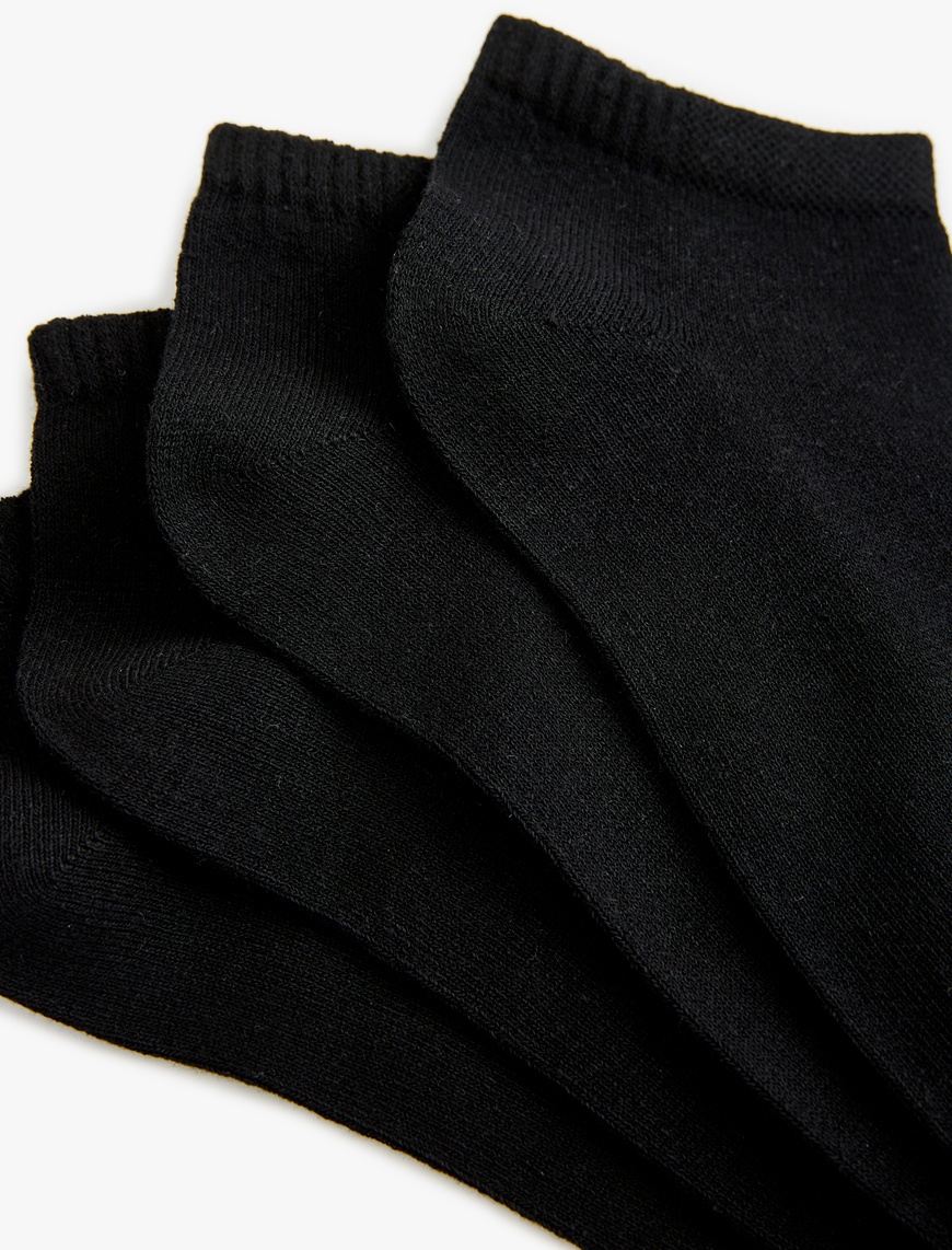  Erkek 4 Pack Bootie Socks