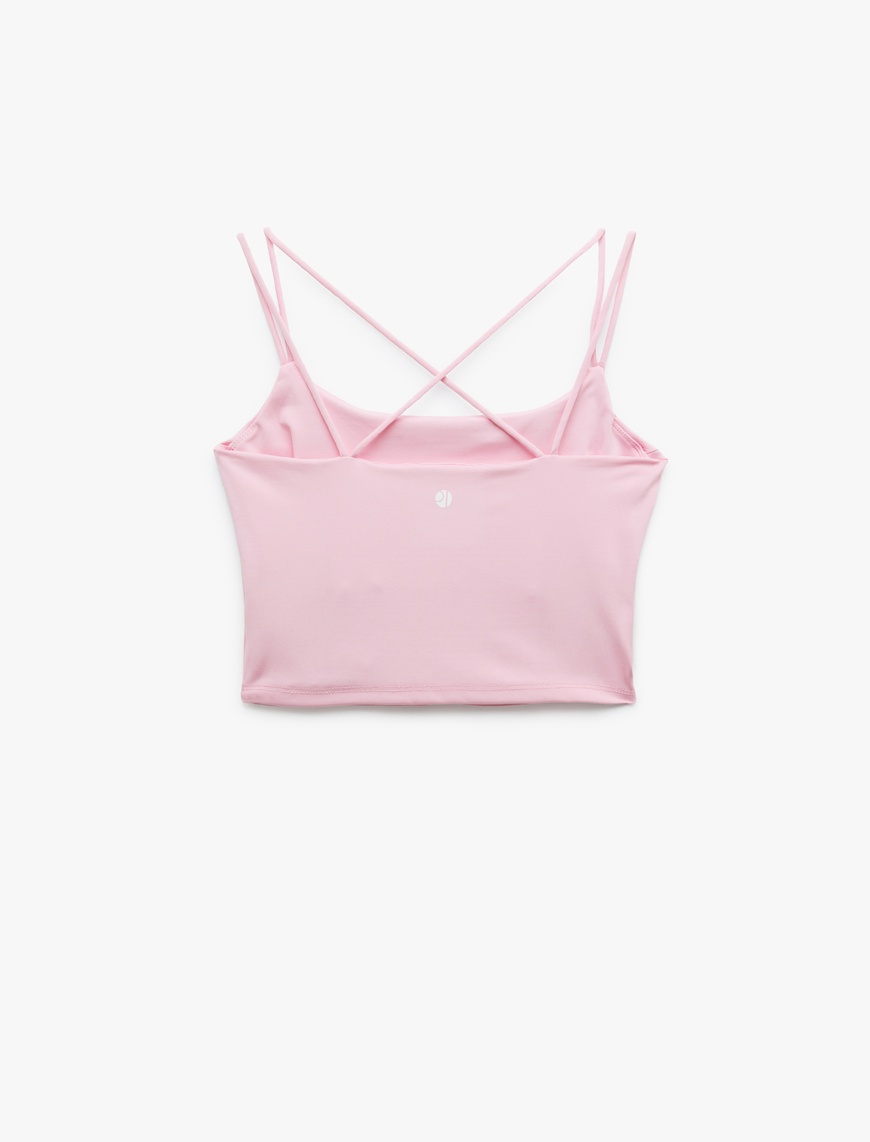   Çaprak Askılı Spor Crop Atlet
