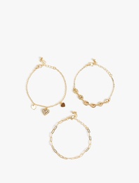 3'lü Zincir Bileklik Seti