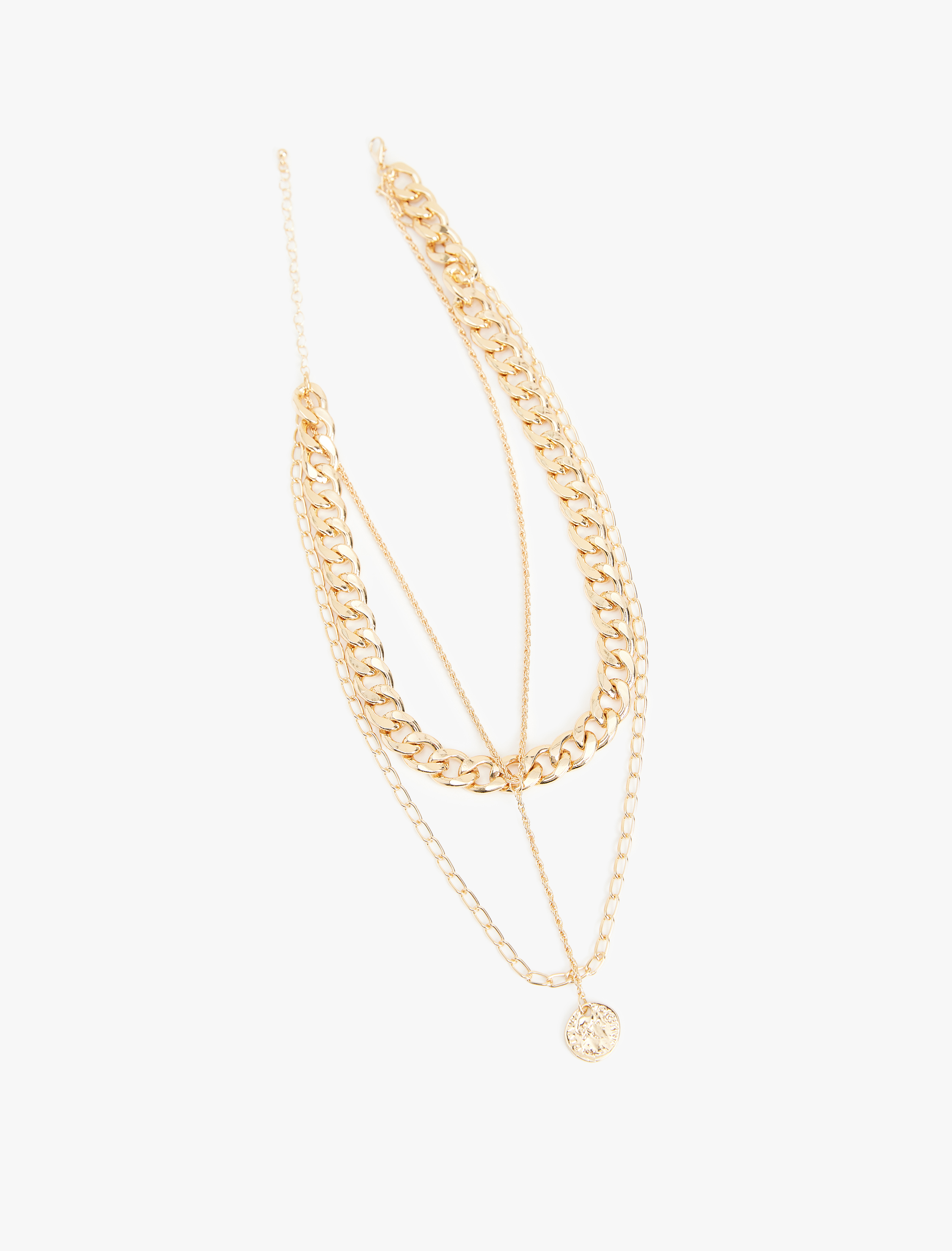  Kadın Çoklu Zincir Kolye