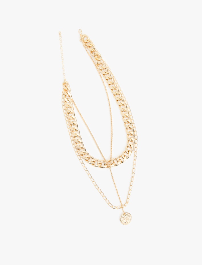 Kadın Çoklu Zincir Kolye