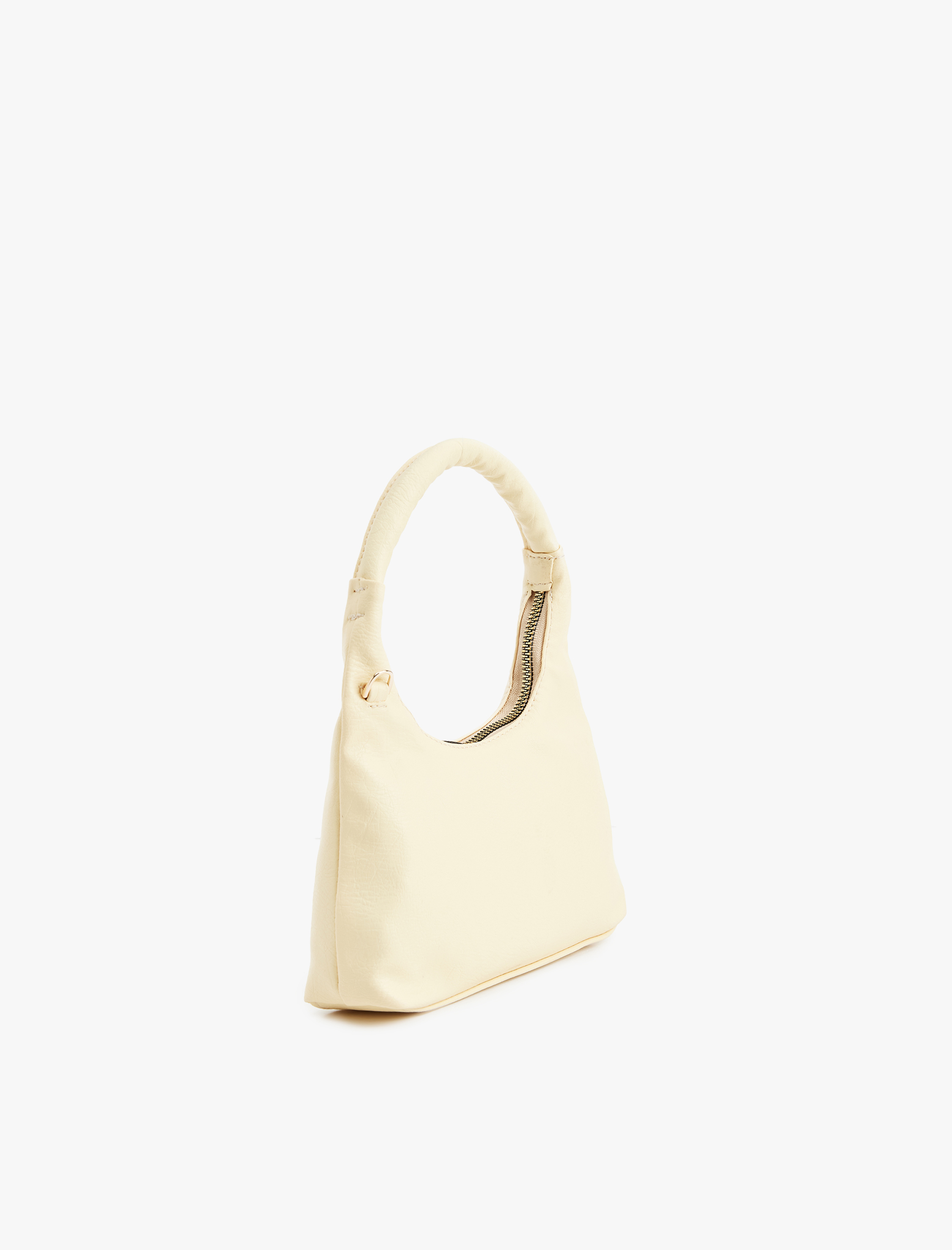  Kadın Suni Deri Fermuarlı Askılı Saplı Tote Çanta