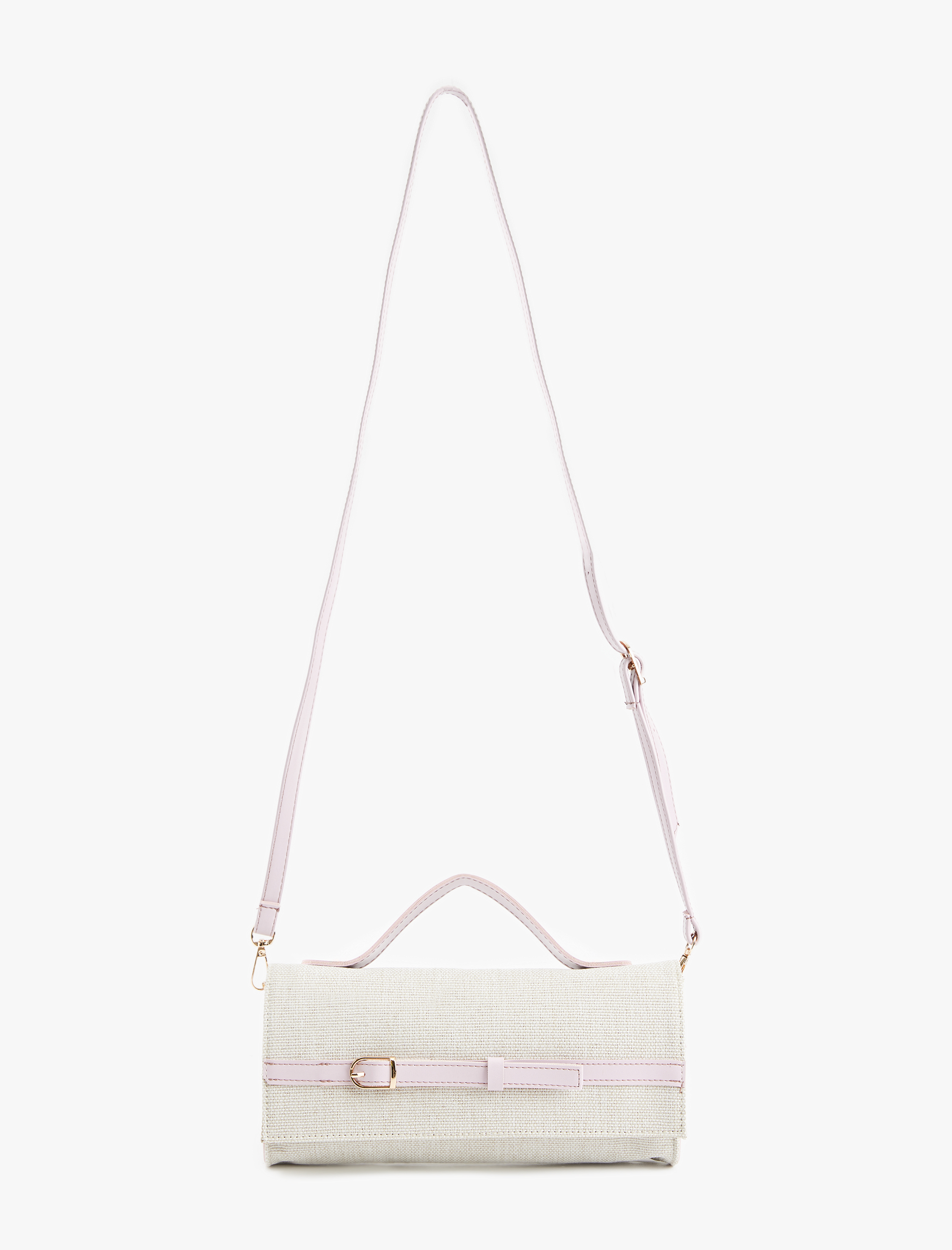  Kadın Toka Detaylı Kapaklı Omuz Çantası