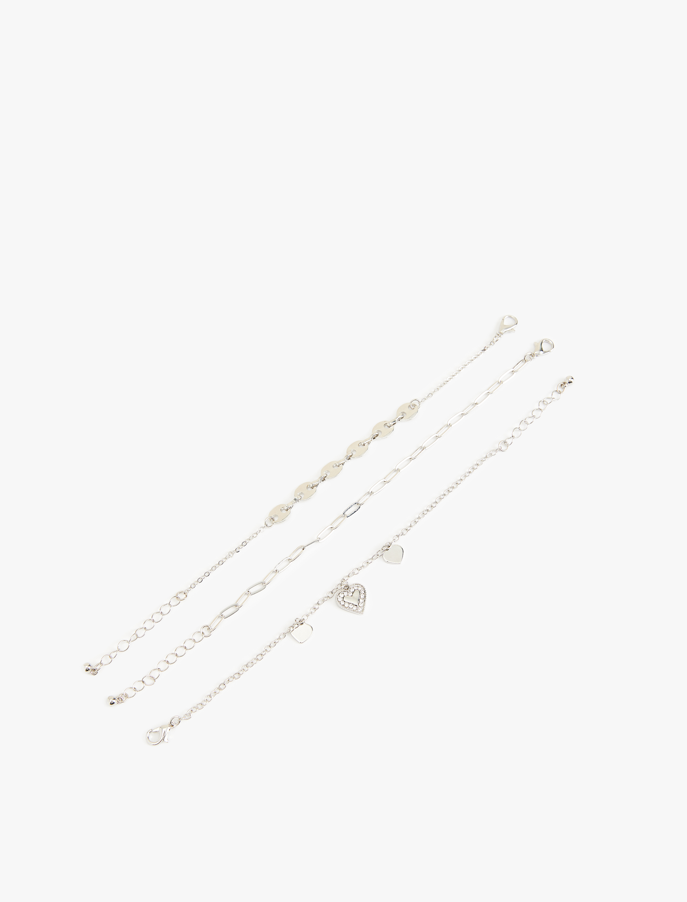  Kadın 3'lü Zincir Bileklik Seti