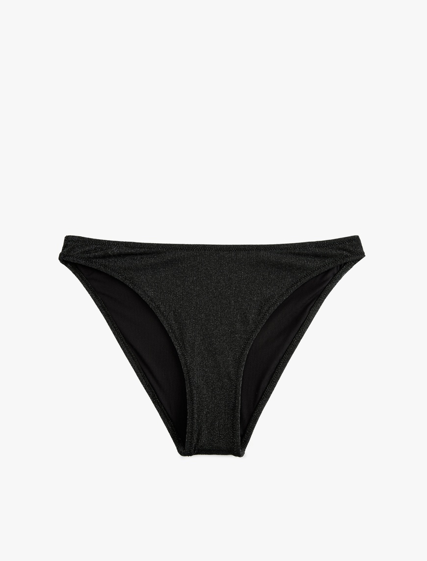   Standart Bel Astarlı Simli Bikini Altı