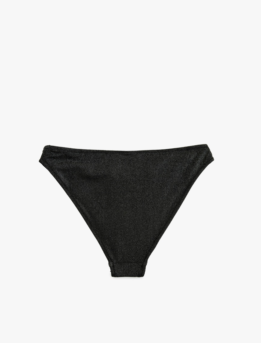   Standart Bel Astarlı Simli Bikini Altı