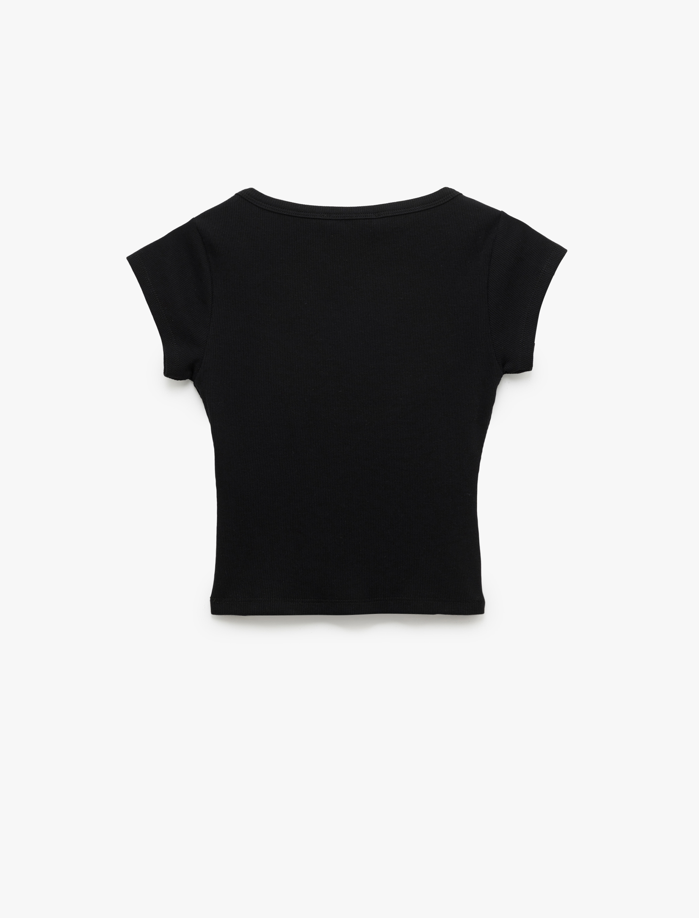   Pamuklu Slim Fit Kısa Kollu Bisiklet Yaka Tişört