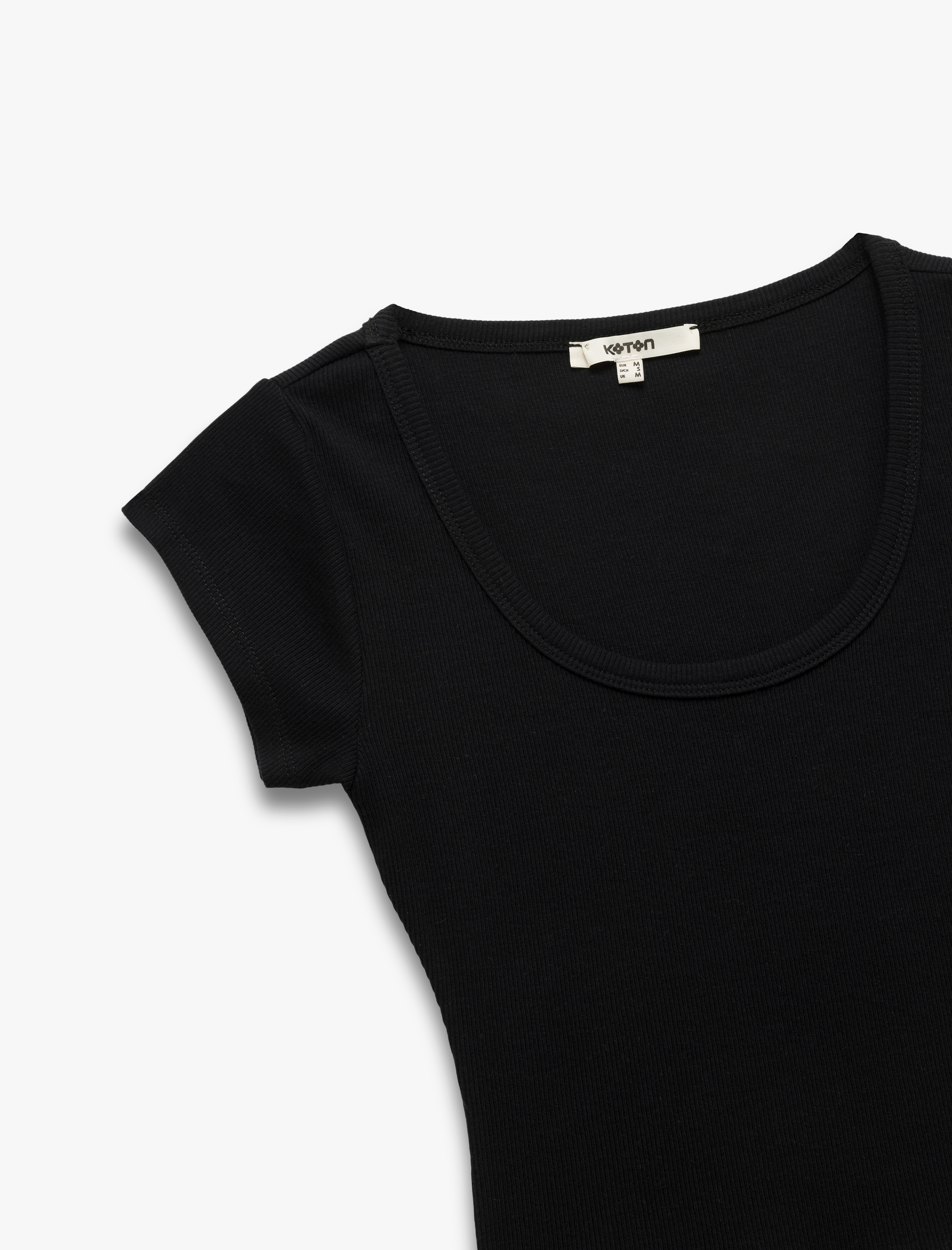   Pamuklu Slim Fit Kısa Kollu Bisiklet Yaka Tişört