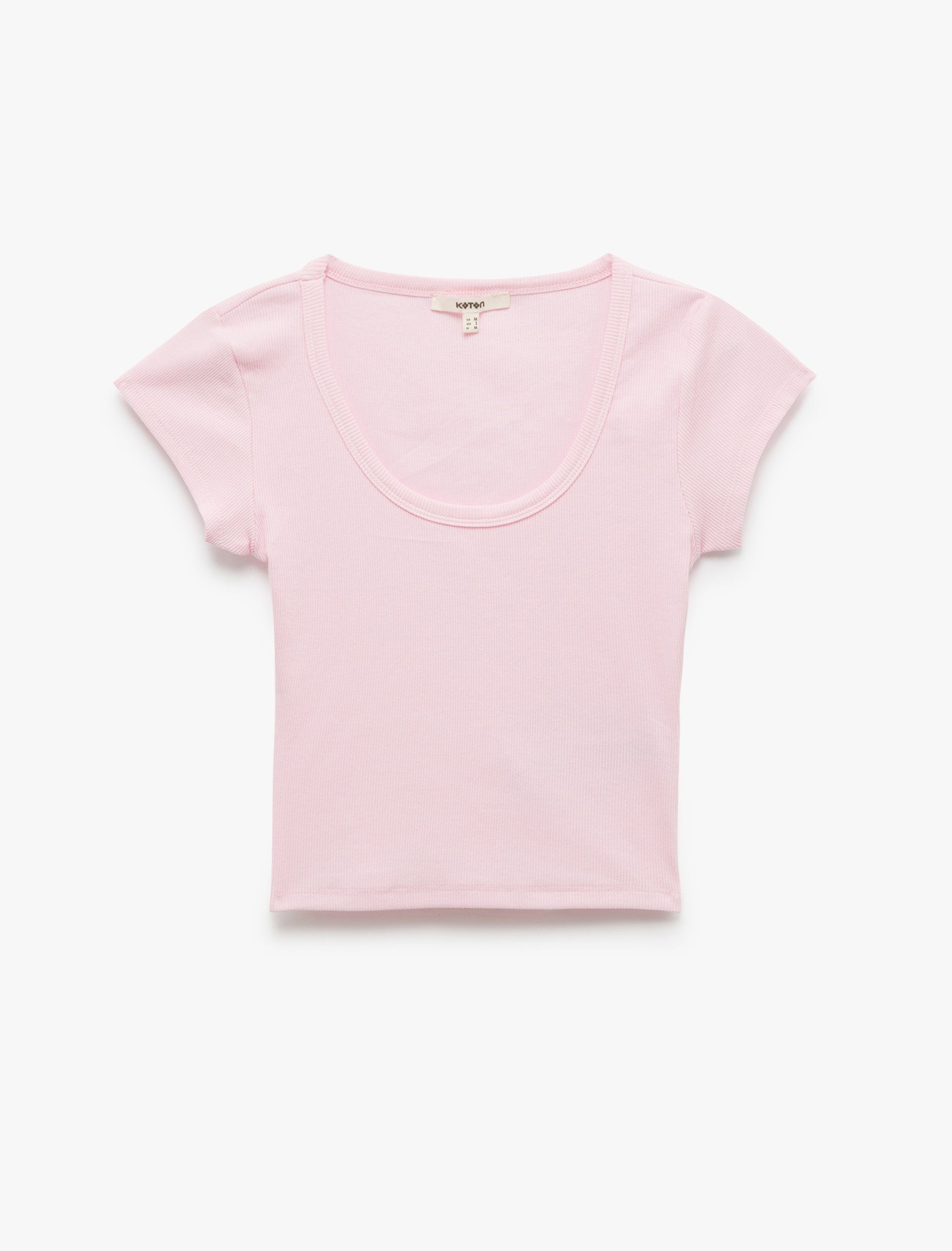   Pamuklu Slim Fit Kısa Kollu Bisiklet Yaka Tişört