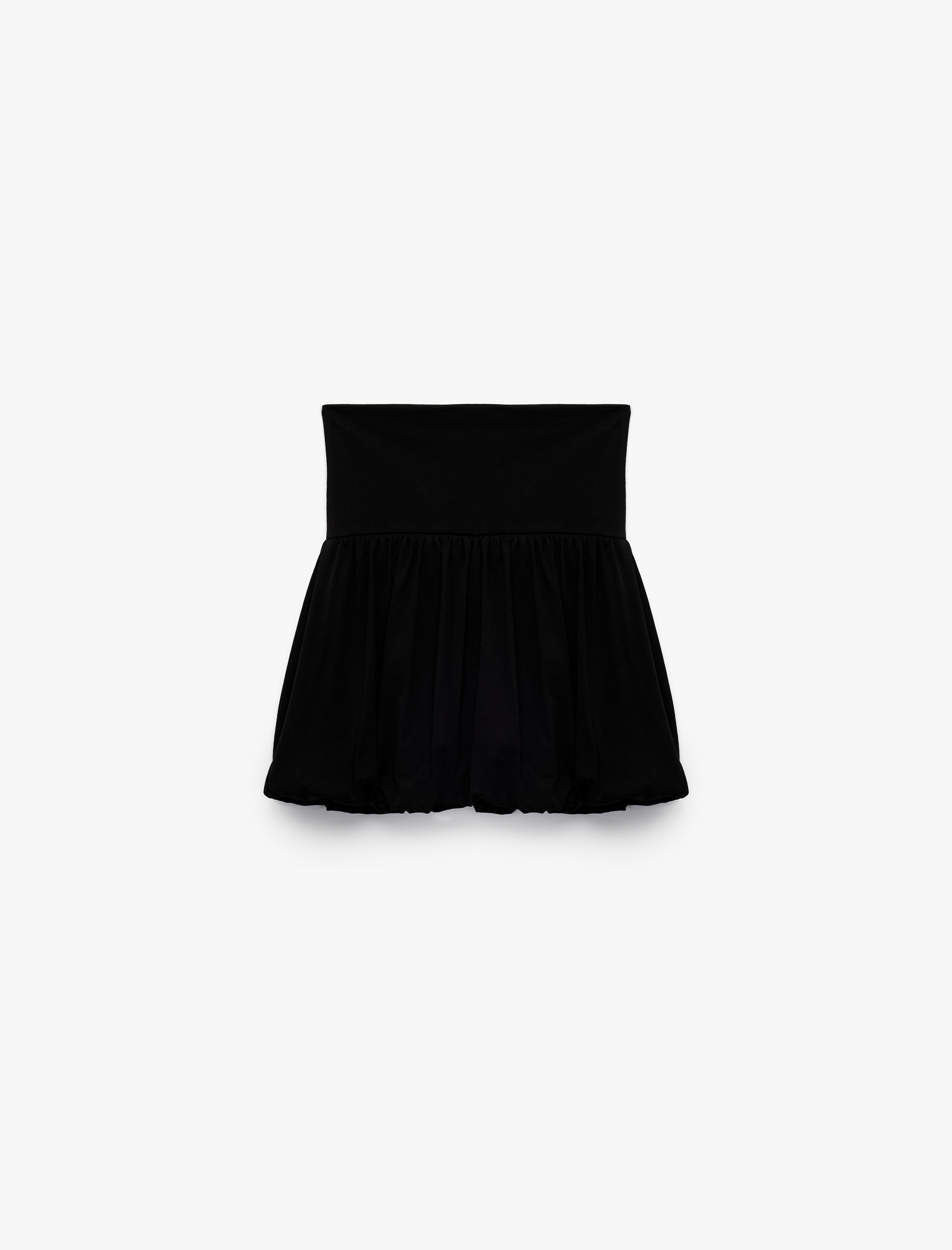   Rahat Kalıp Yüksek Bel Spor Balon Şort Etek