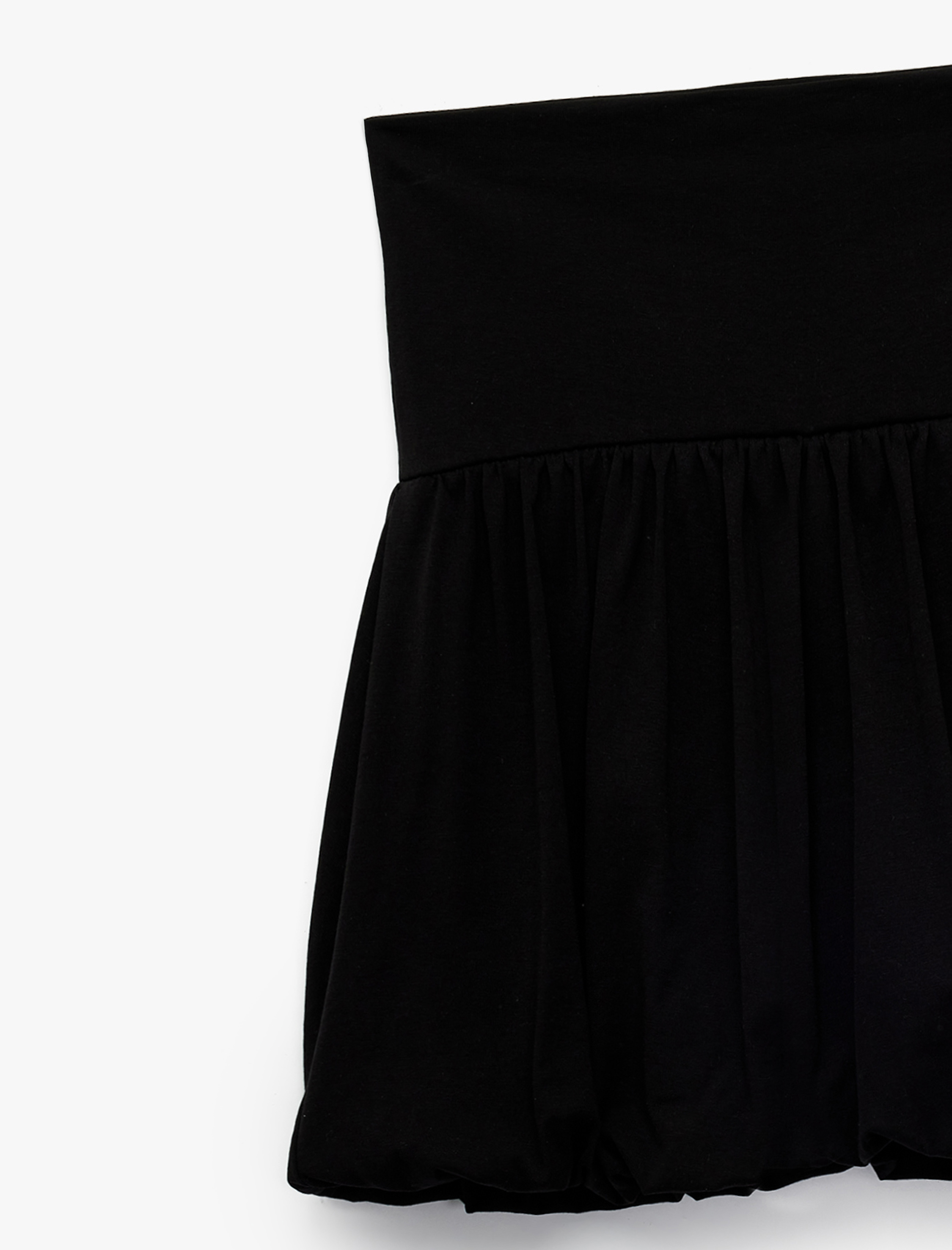   Rahat Kalıp Yüksek Bel Spor Balon Şort Etek