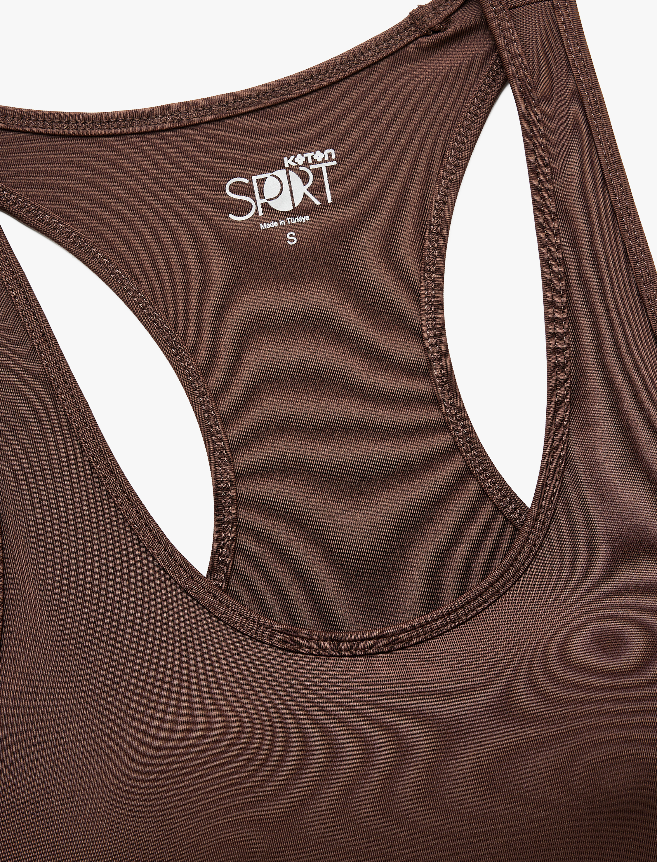   U Yaka Kolsuz Slim Fit Kaplı Sporcu Sütyeni