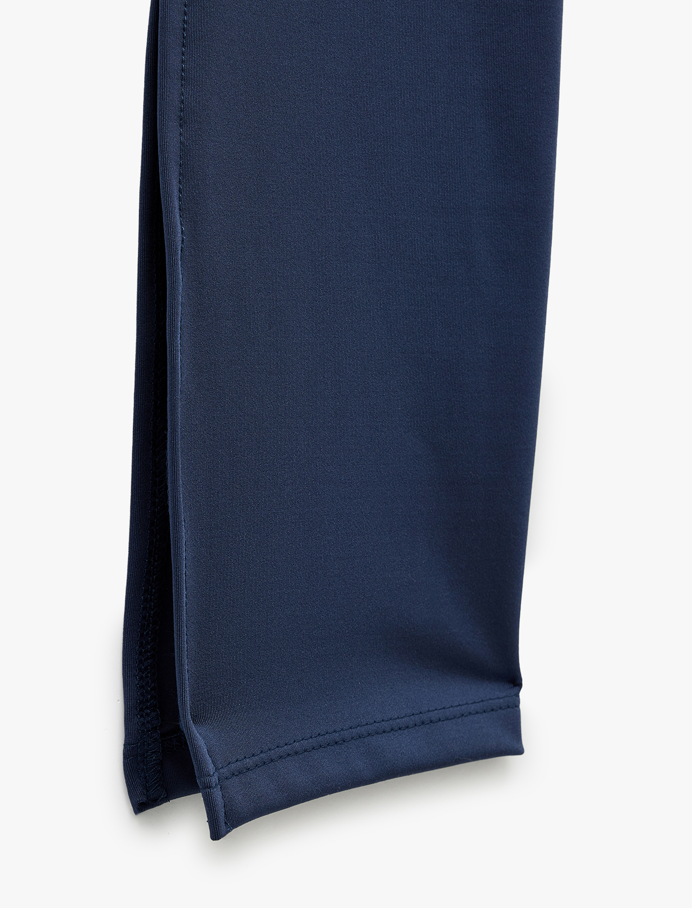   Yüksek Bel Slim Fit İnterlok Spor Tayt