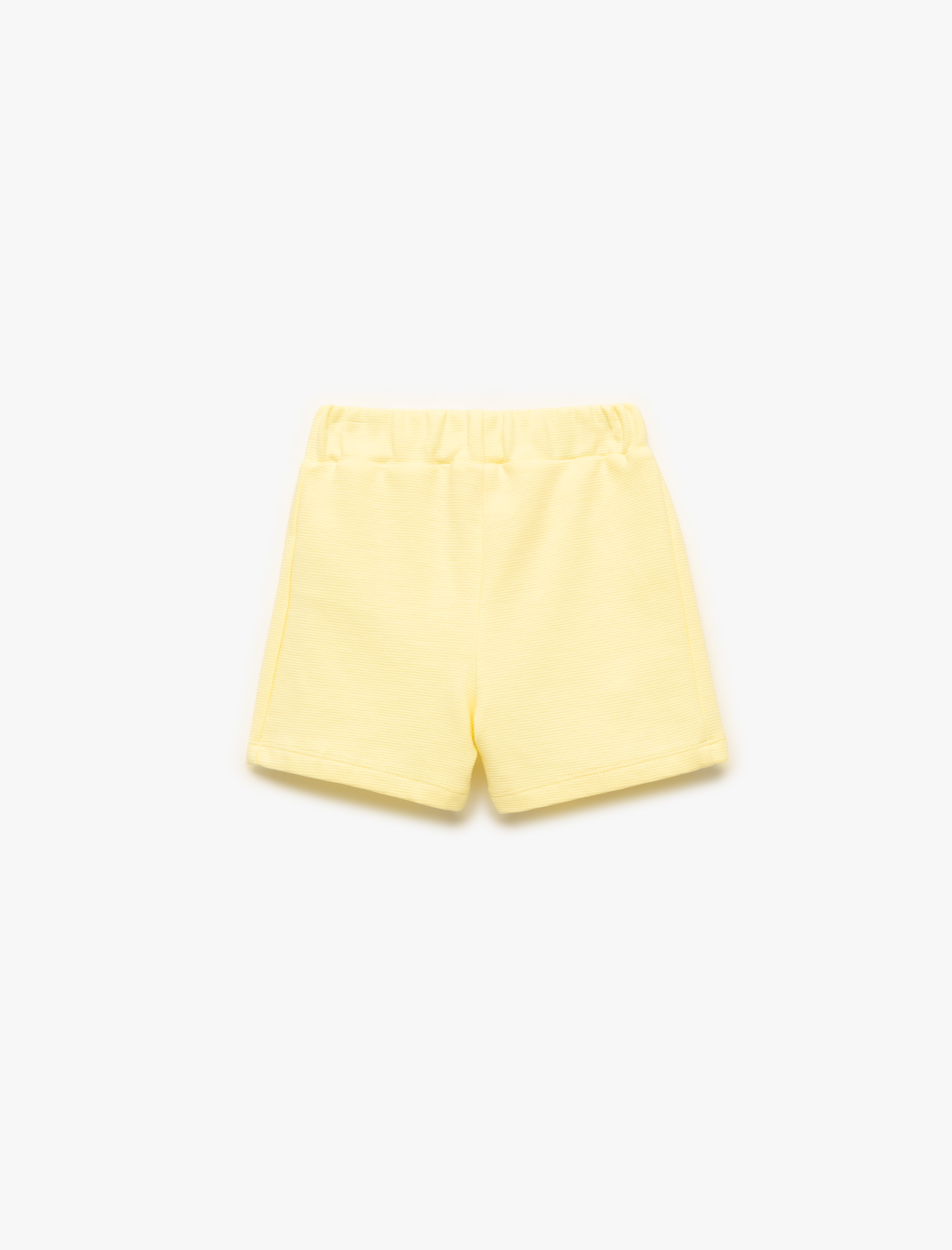  Erkek Bebek Pamuklu Beli Lastikli Basic Şort