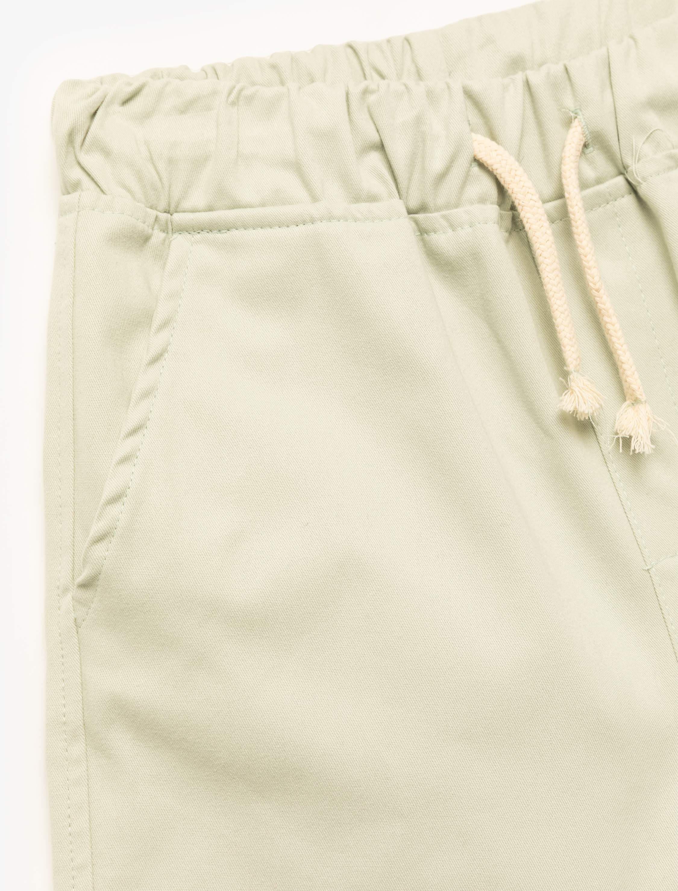  Erkek Çocuk Beli Bağcıklı Pamuklu Basic Şort