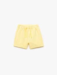 Pamuklu Beli Lastikli Basic Şort