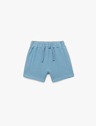 Pamuklu Beli Lastikli Basic Şort