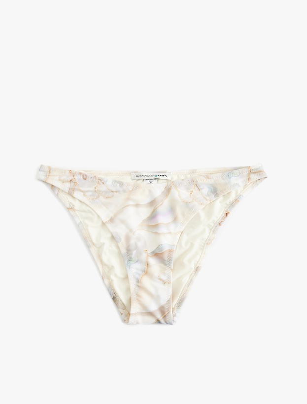 Koton X Şahika Ercümen - Soyut Desenli Bikini Altı_0