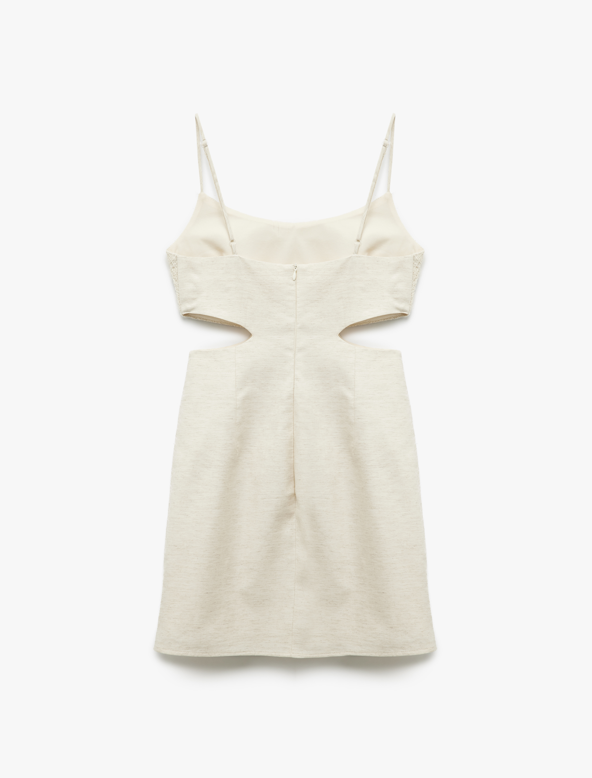   Koton X Melis Ağazat - Brode Detaylı Pencere Detaylı Mini Elbise