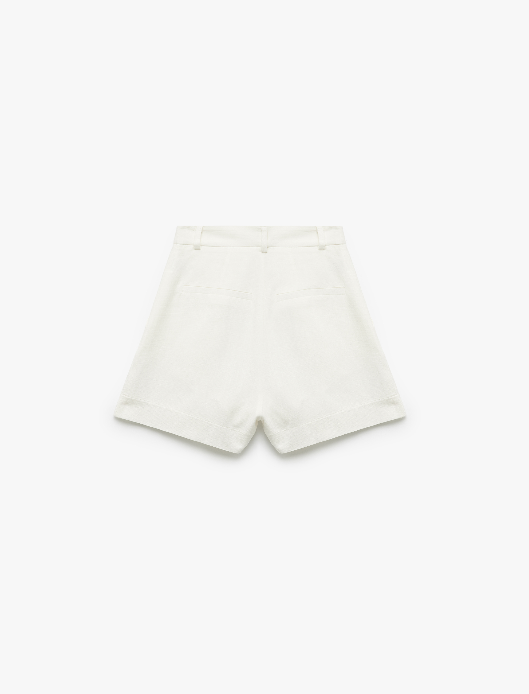   Koton X Melis Ağazat - Normal Bel Cep Detaylı Pileli Viskon Karışımlı Mini Şort