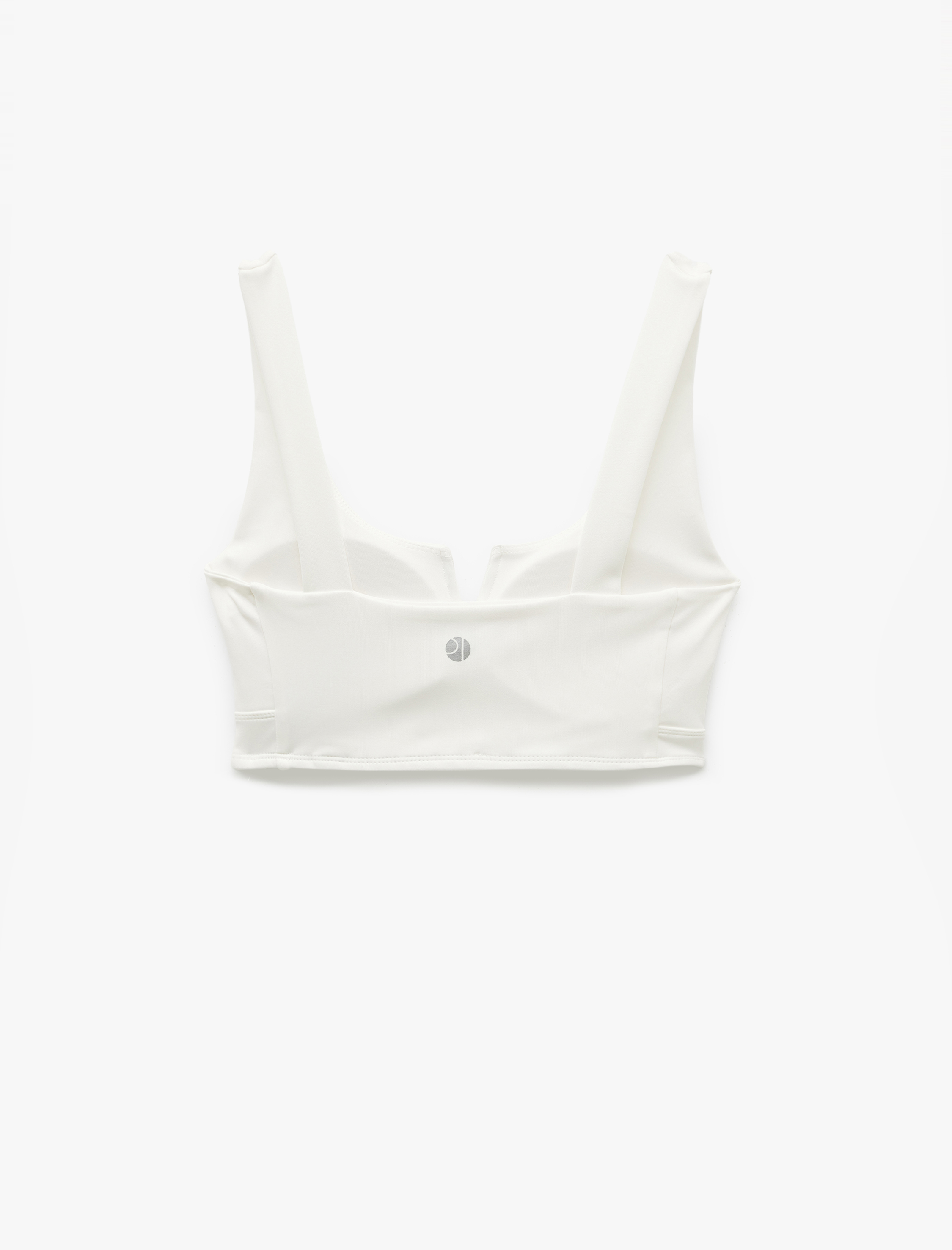   V Yaka Kaplı Kolsuz Sporcu Sütyeni