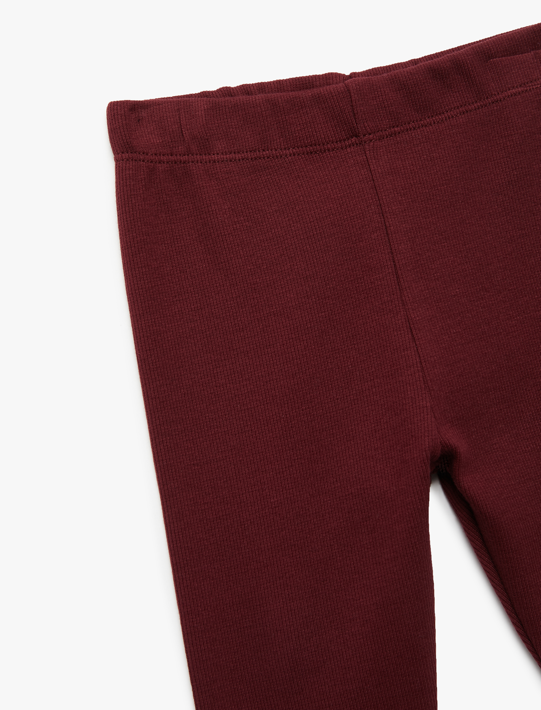  Kız Bebek Pamuklu Kaşkorse Beli Lastikli Basic Uzun Tayt