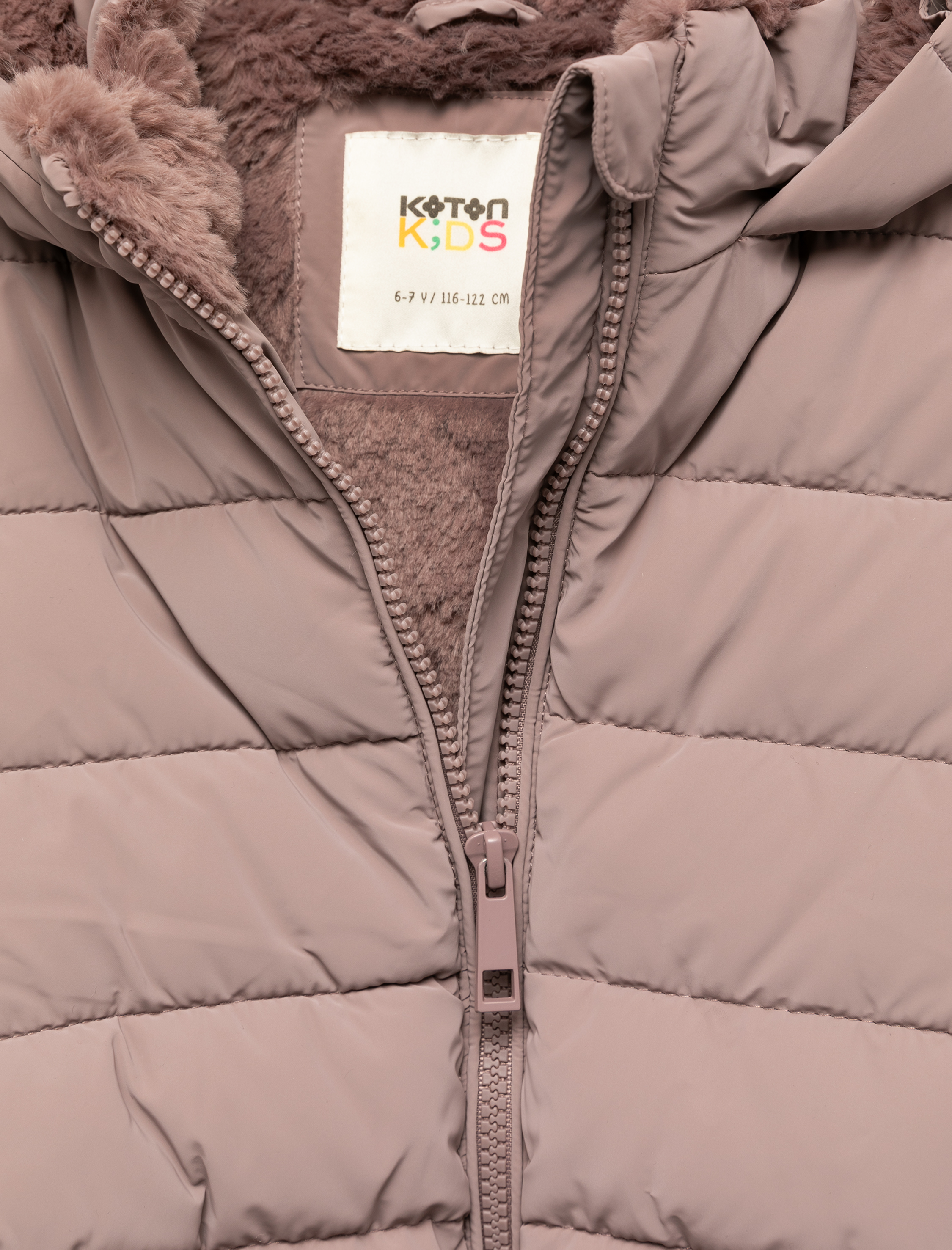  Kız Çocuk Uzun Şişme Kapşonlu Mont Kürk Detaylı Cepli Kemerli