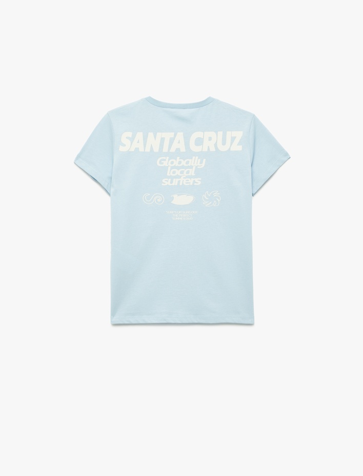 Erkek Çocuk Kısa Kollu Bisiklet Yaka Pamuklu Tişört