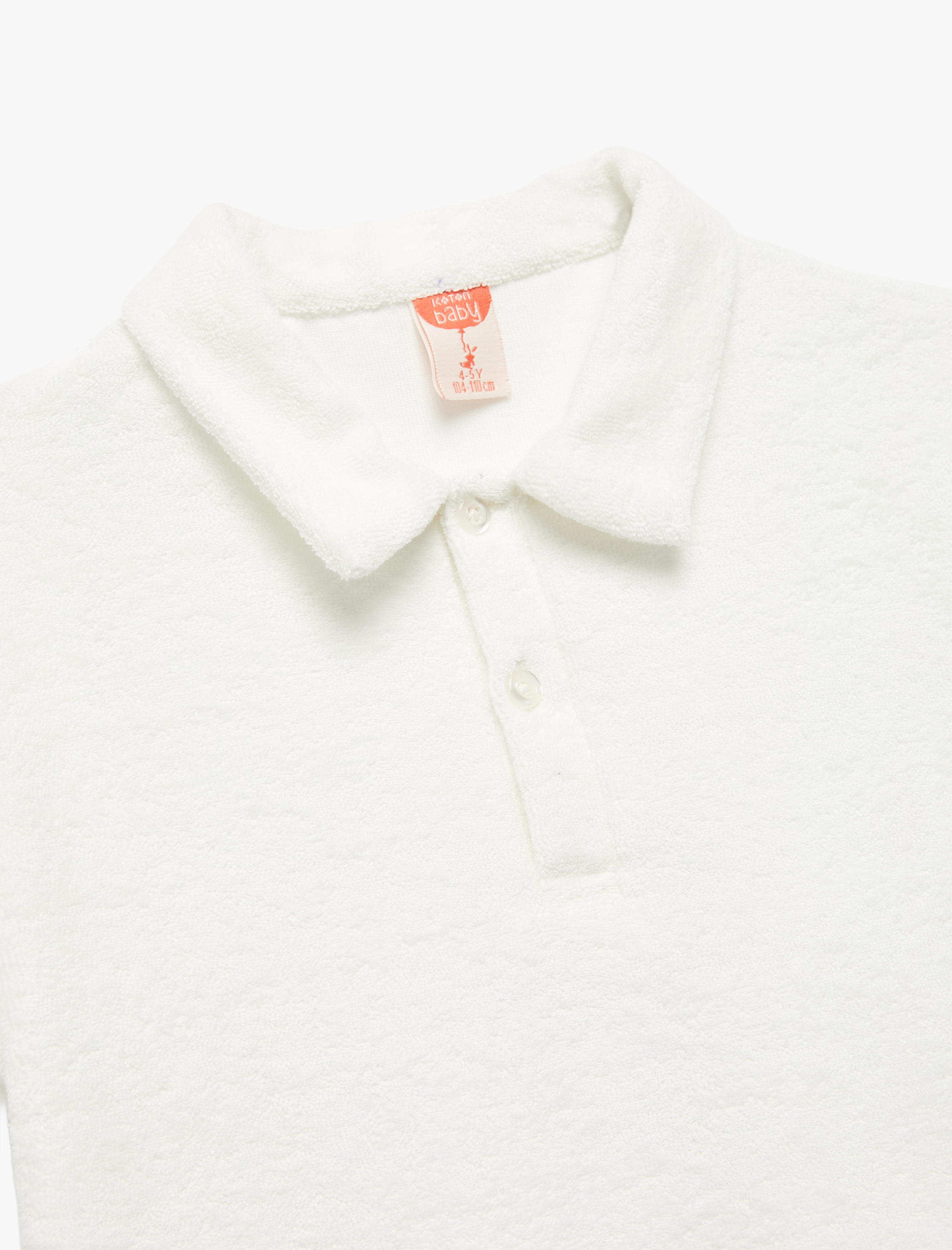  Erkek Bebek Pamuklu Kısa Kollu Düğmeli Polo Yaka Tişört
