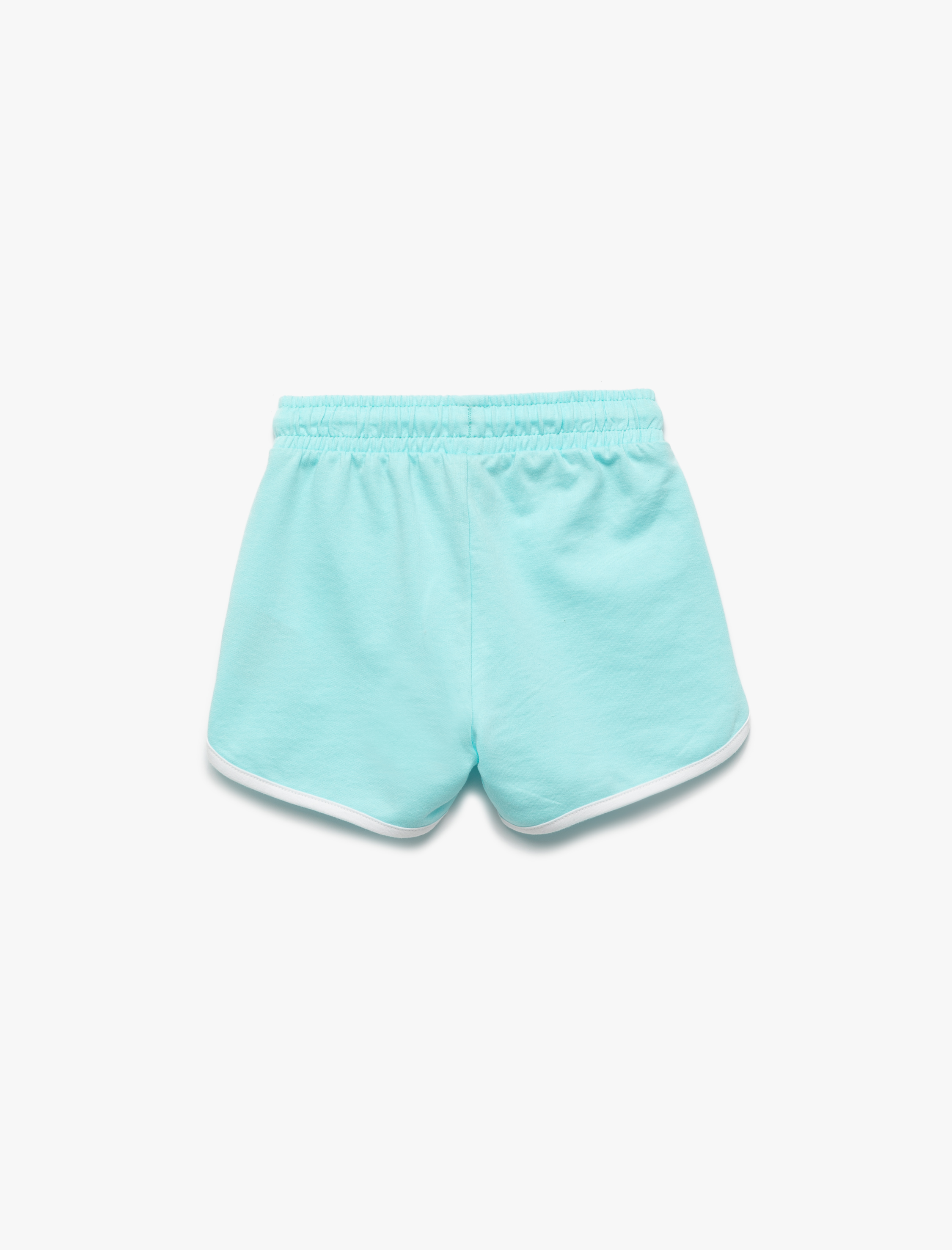  Kız Bebek Pamuklu Beli Bağcıklı Biyeli Mini Şort