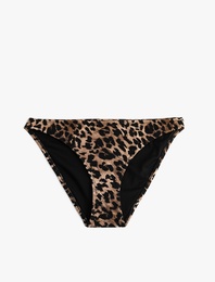 Astarlı Leopar Desenli Bikini Altı