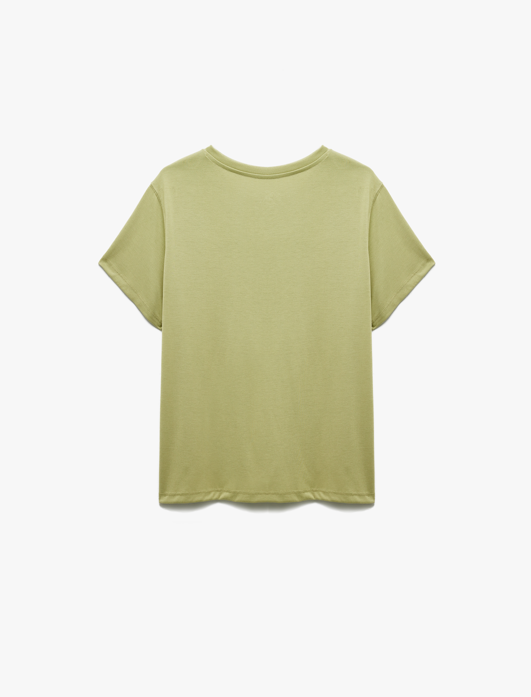   Kısa Kollu Bisiklet Yaka Spor Modal Tişört