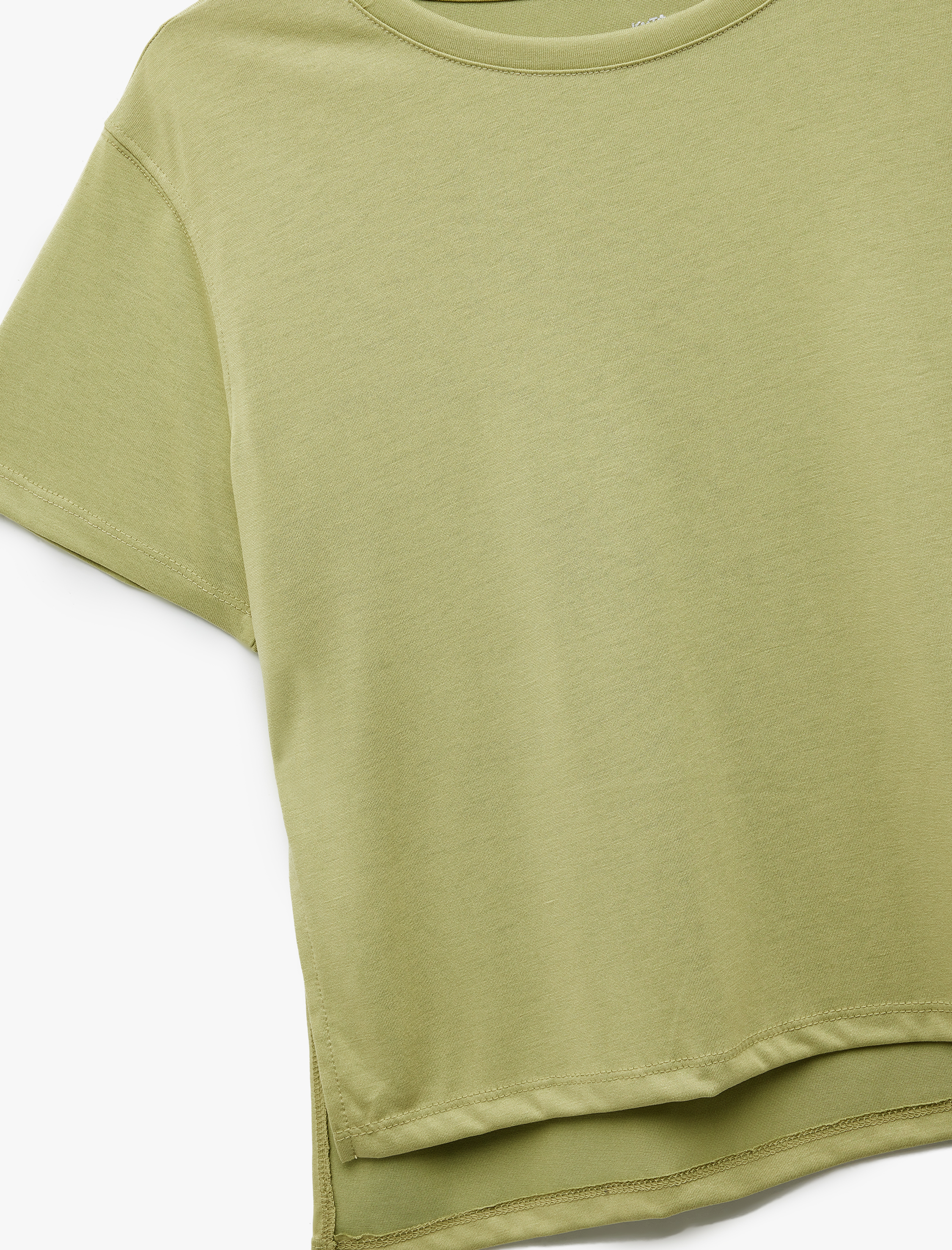   Kısa Kollu Bisiklet Yaka Spor Modal Tişört