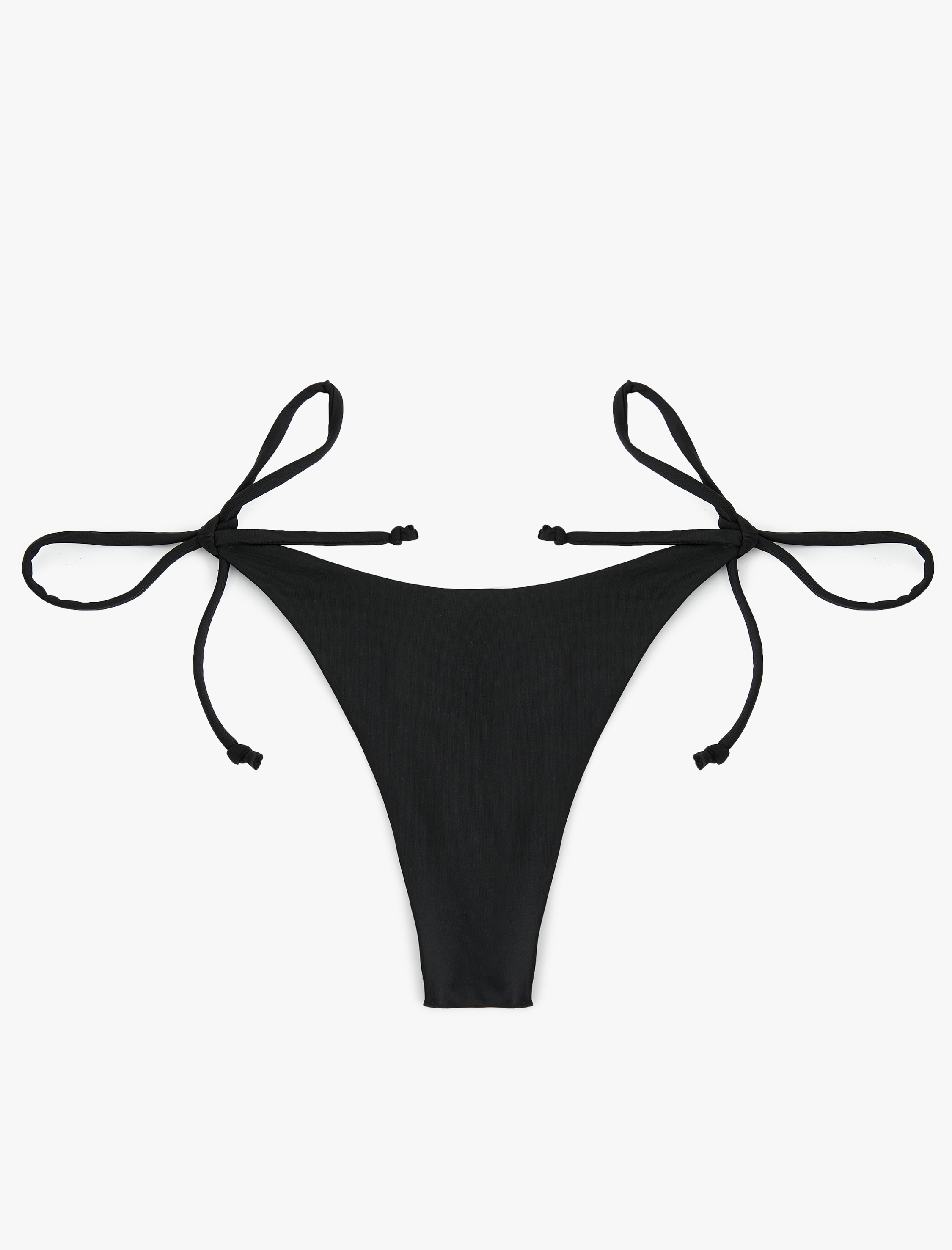   Bağlama Detaylı İpli Düşük Bel String Bikini Altı