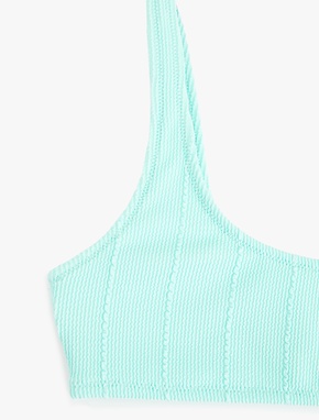 Spor U Yaka Dokulu Bralet Bikini Üstü_2