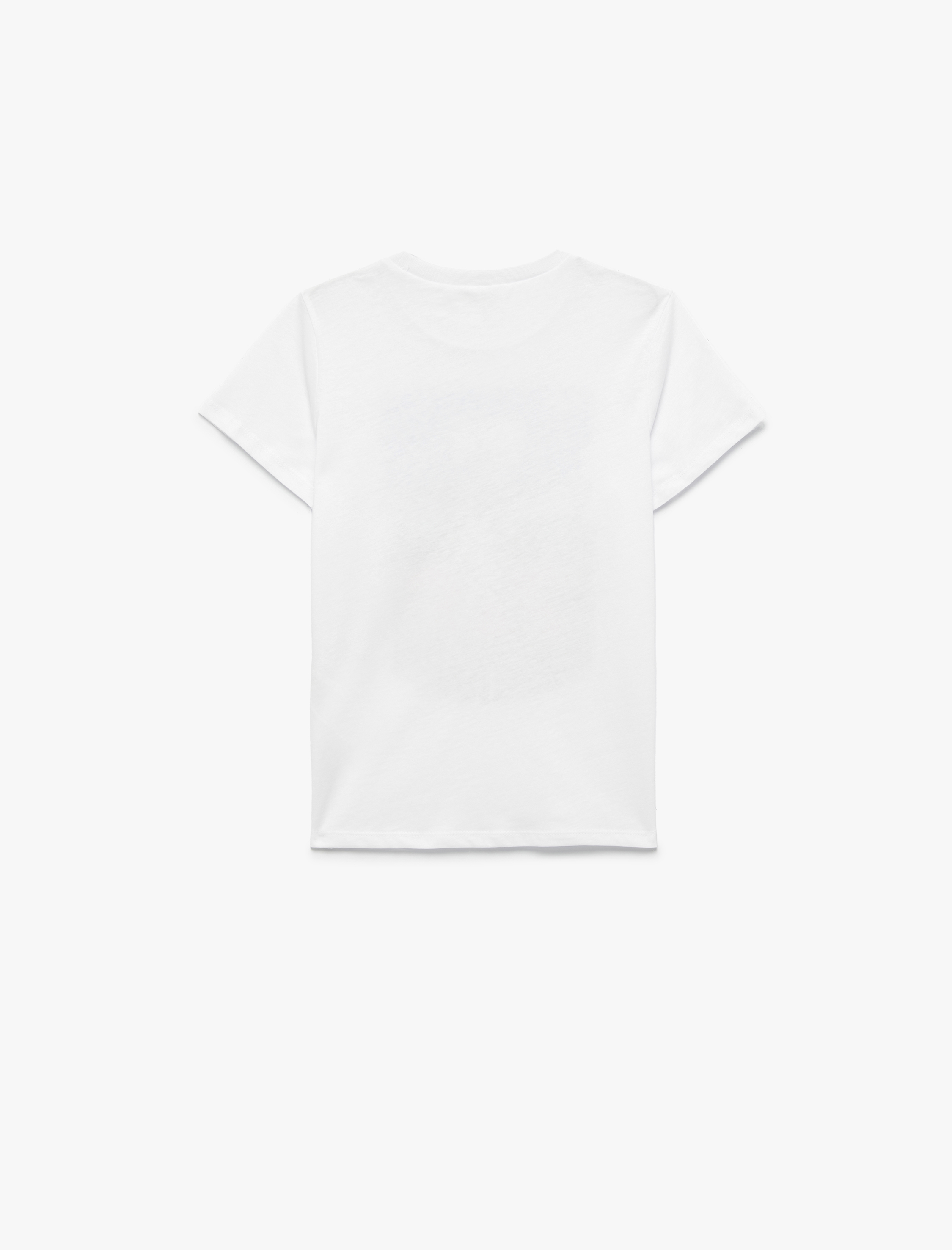  Erkek Çocuk Pamuklu Kısa Kollu Bisiklet Yaka Basketbol Temalı Baskılı Tişört