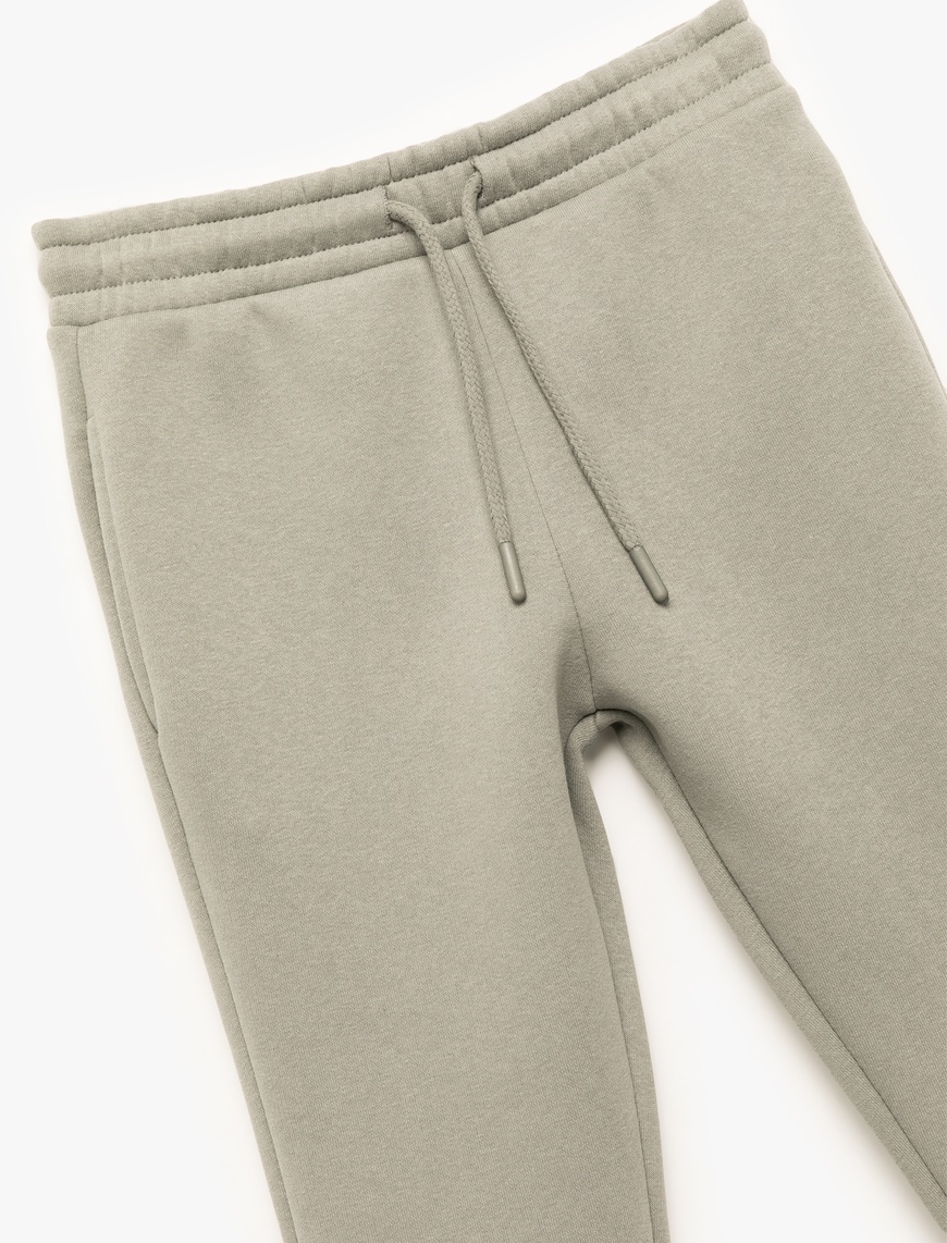  Erkek Çocuk Beli Lastikli Cepli Basic Jogger Eşofman Altı