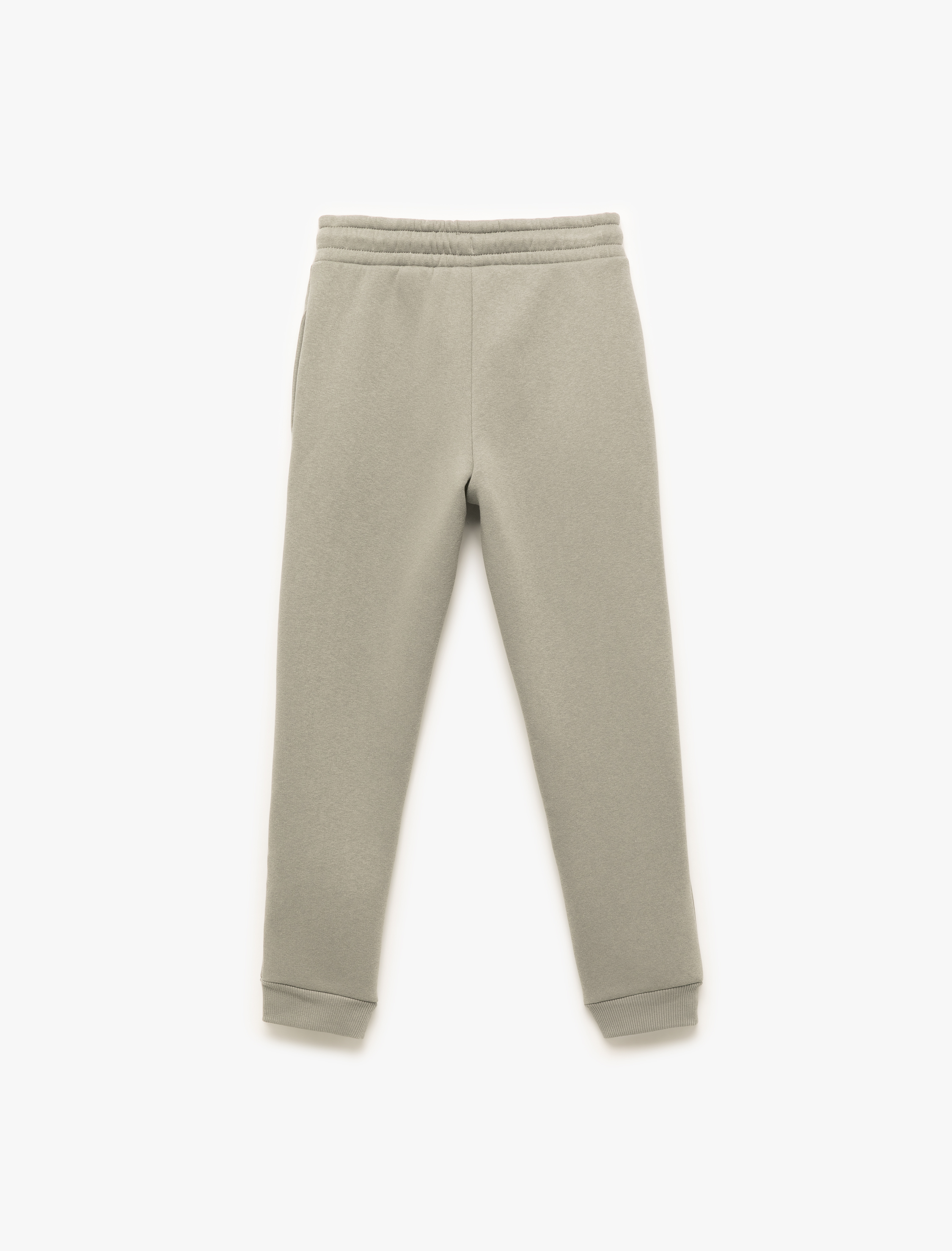 Erkek Çocuk Beli Lastikli Cepli Şardonlu Basic Jogger Eşofman Altı