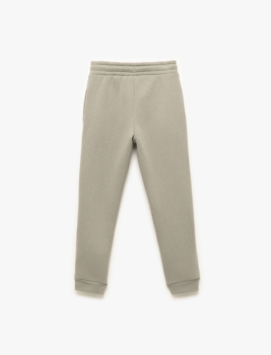  Erkek Çocuk Beli Lastikli Cepli Basic Jogger Eşofman Altı