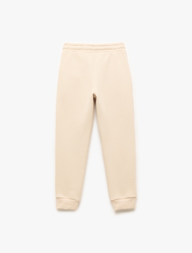 Beli Lastikli Cepli Şardonlu Basic Jogger Eşofman Altı_1