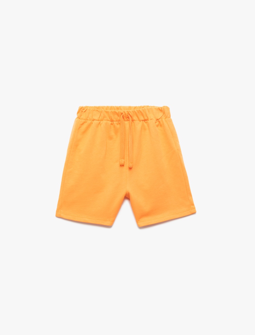  Erkek Bebek Pamuklu Mini Basic Şort