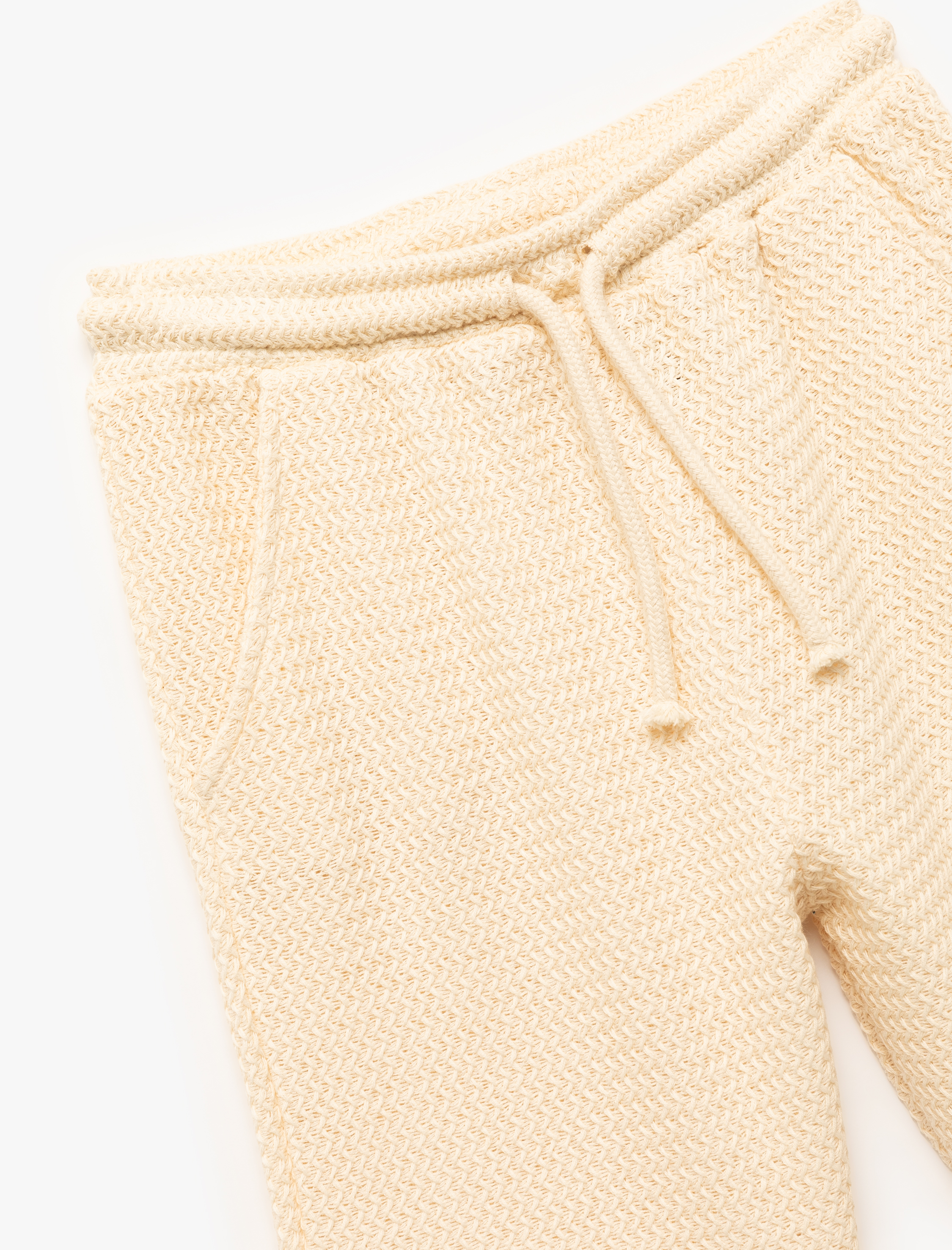  Erkek Çocuk Beli lastikli Pamuklu Jakarlı Basic Triko Şort