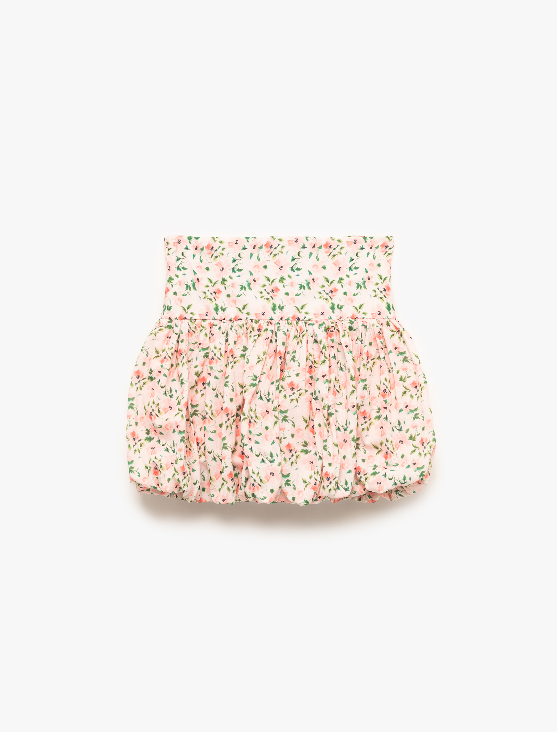 Kız Çocuk Pamuklu Volanlı Çiçekli Etek