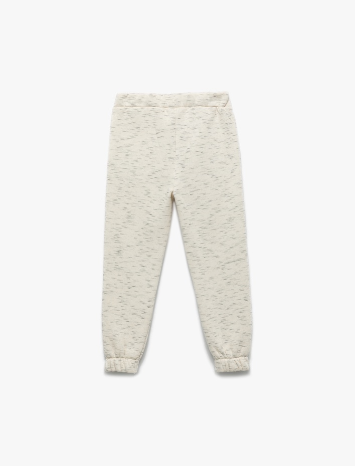 Erkek Bebek Şardonlu Beli Bağlamalı Basic Jogger Eşofman Altı