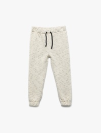 Şardonlu Beli Bağlamalı Basic Jogger Eşofman Altı