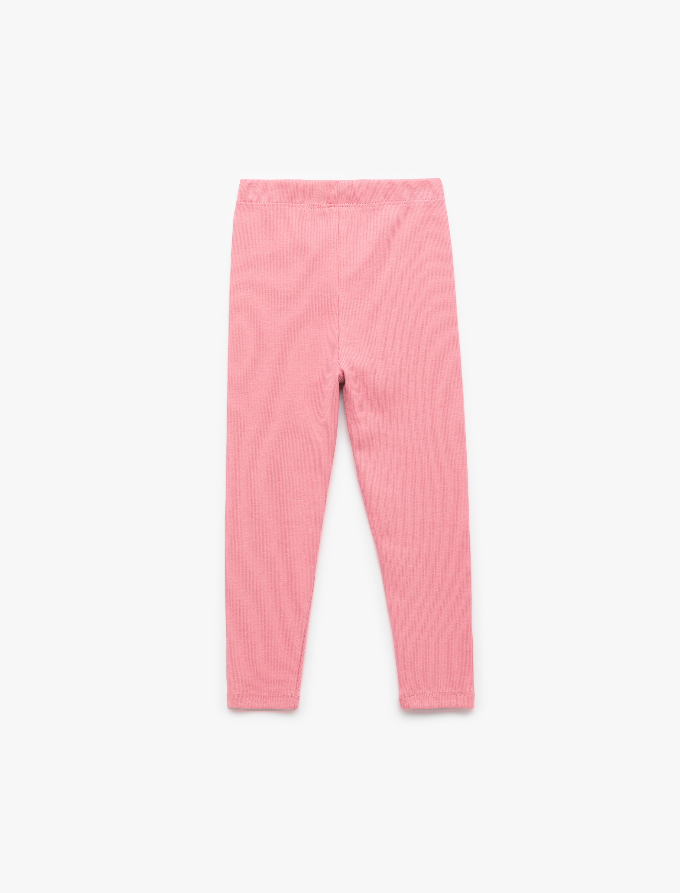 Kız Bebek Pamuklu Kaşkorse Beli Lastikli Basic Uzun Tayt