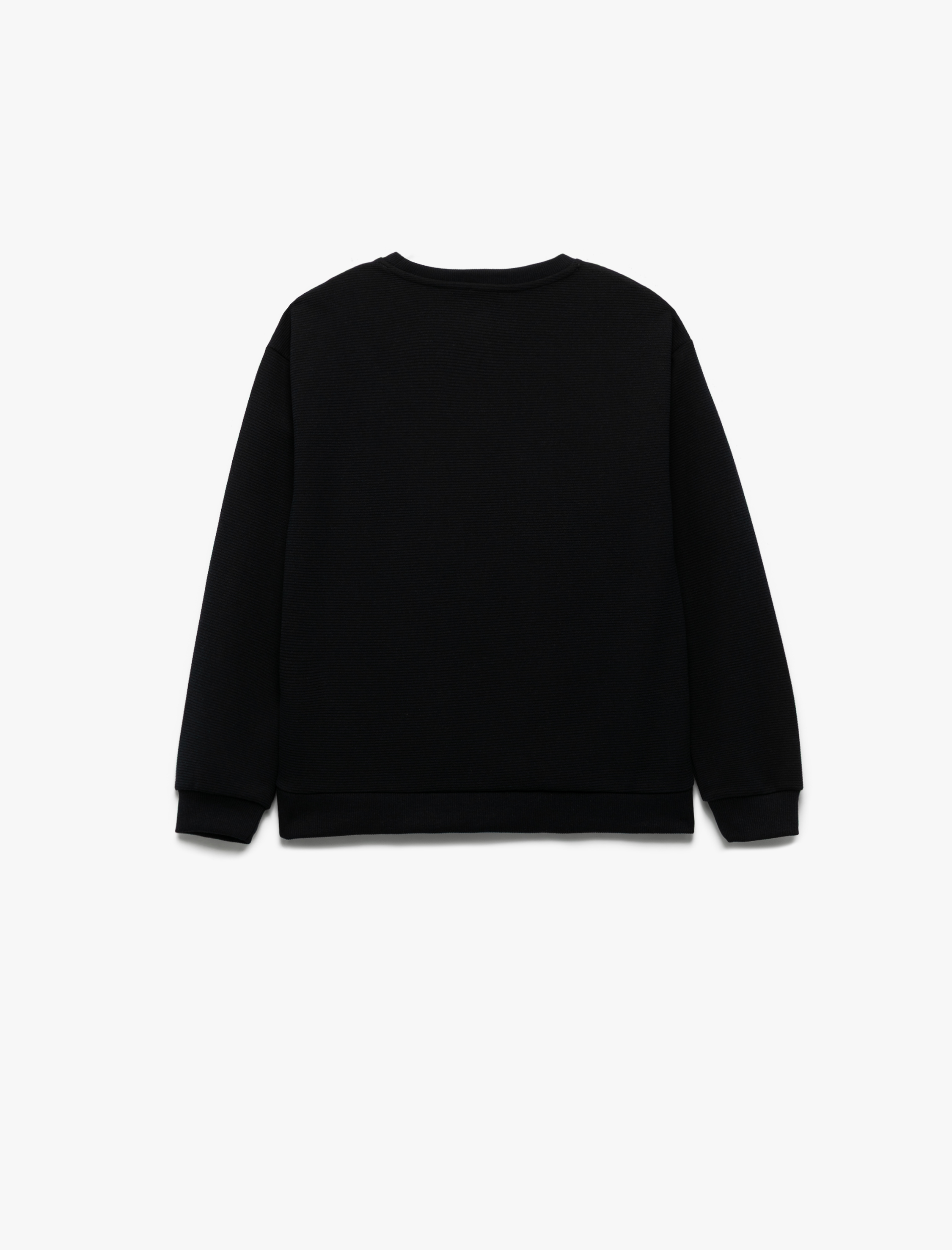  Erkek Çocuk Uzun Kollu Bisiklet Yaka Basic Sweatshirt