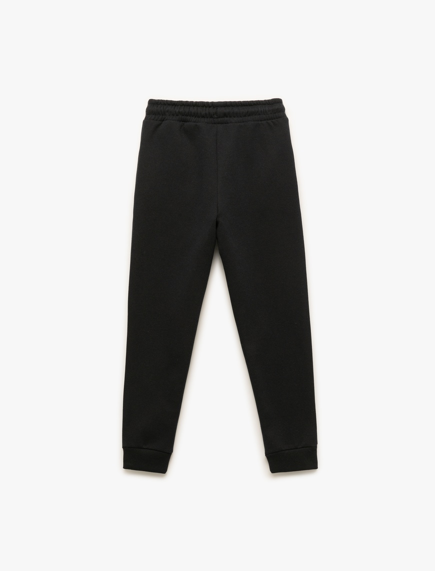  Erkek Çocuk Beli Lastikli Cepli Basic Jogger Eşofman Altı